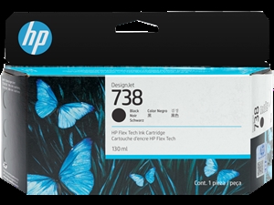 HP 738 130-ml Black DesignJet cartucho de tinta