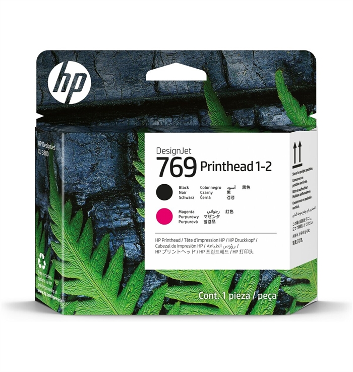 HP 769 Negro Magenta 1-2 Cabezal de Impresión DesignJet