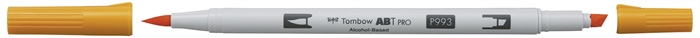 Tombow Marker alcohol ABT PRO Dual Brush 993 chrome orange