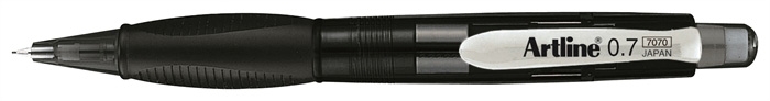 Artline Lápiz mecánico 7070 de 0.7 negro