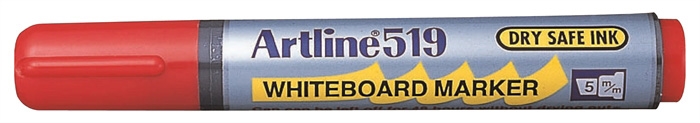 Artline Rotulador de pizarra blanca 519 rojo