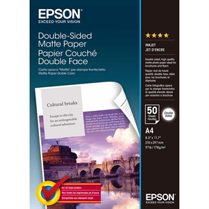 Papel Mate de Doble Cara Epson - A4 - 50 hojas