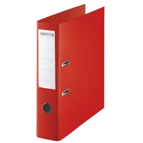 Esselte Carpeta de archivador con barra metálica PP A4 75mm roja