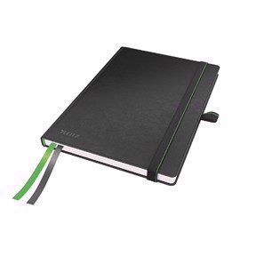 Leitz Cuaderno Complete A6, 96g/80 hojas, negro