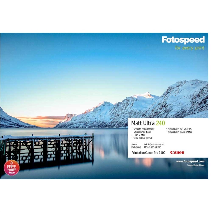 Fotospeed Matt Ultra 240 g/m² - 17" x 30 metros 