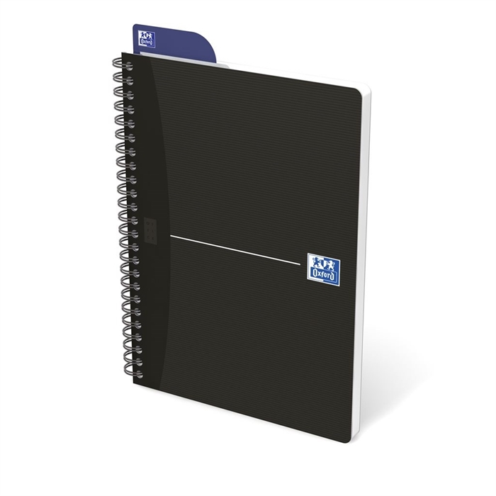 Oxford Cuaderno Smart A5 rayado 90 hojas 90g negro