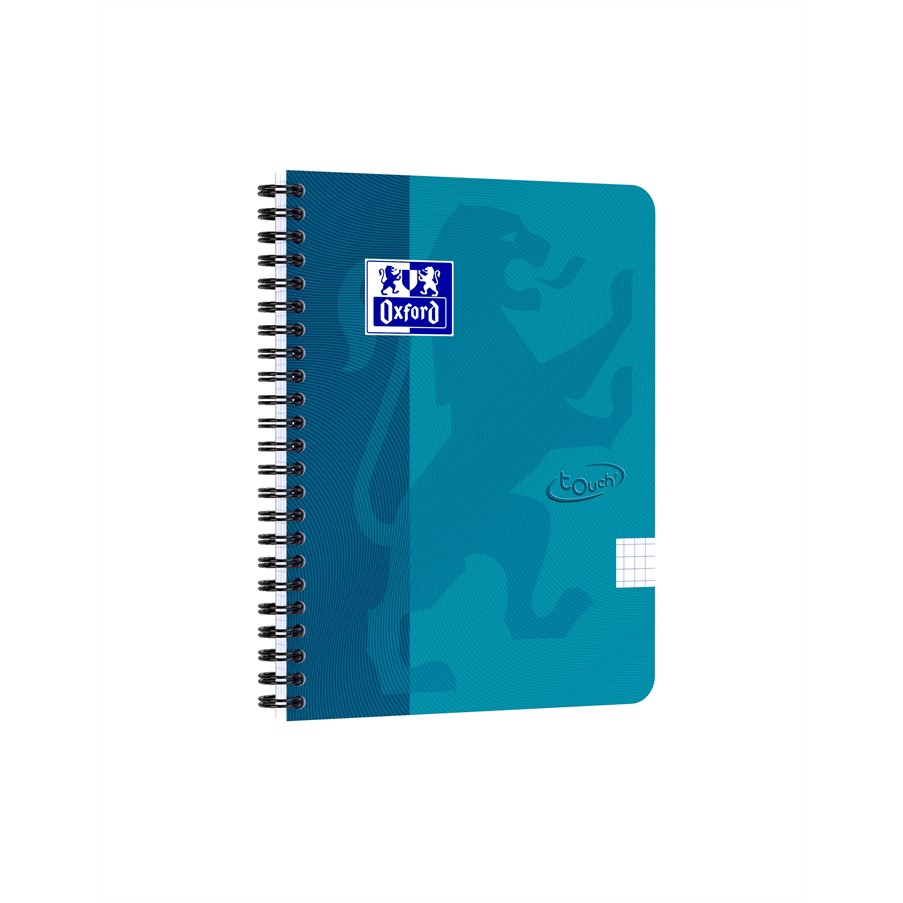 Oxford Touch cuaderno B5 punto 70 hojas 90g turquesa.