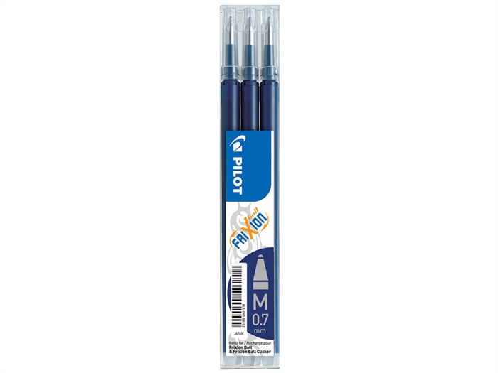 Pilot Frixion Clicker 0,7 repuesto azul-negro (3)