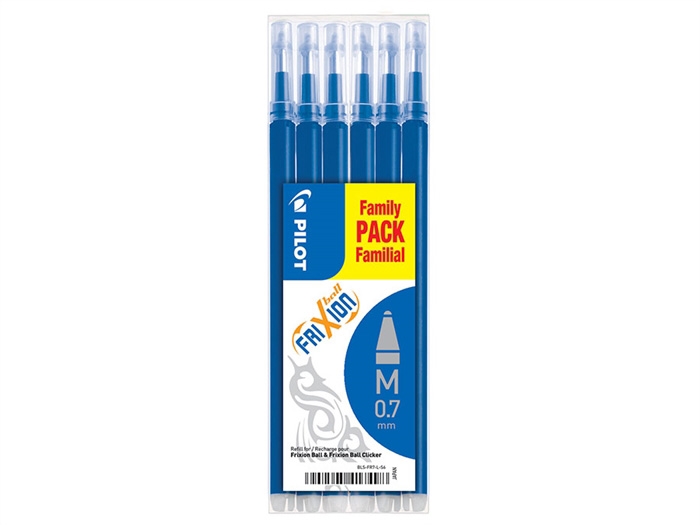 Pilot Frixion Clicker 0,7 recarga azul (6)