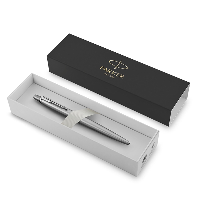 Parker bolígrafo Jotter Acero Inoxidable CT M caja azul