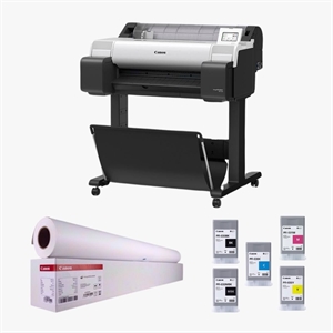 Canon POS TM 240 inkl. stand - Tinta adicional y 2 rollos de papel