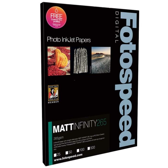 Fotospeed Matt Infinity 265 g/m² - A3+, 25 hojas 