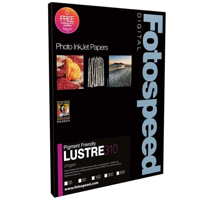 Fotospeed PF Lustre 310 g/m² - A4, 25 hojas 