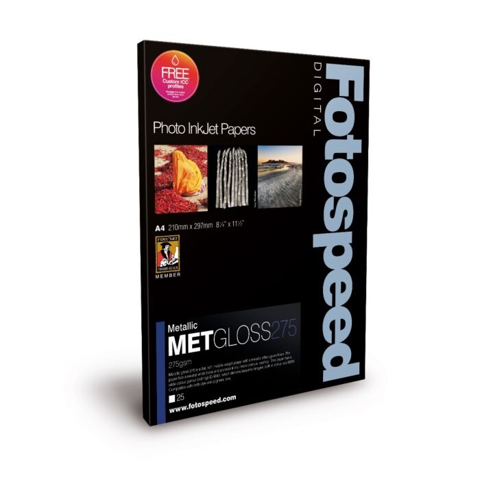 Fotospeed Metallic Gloss 275 g/m² - A2, 25 arca