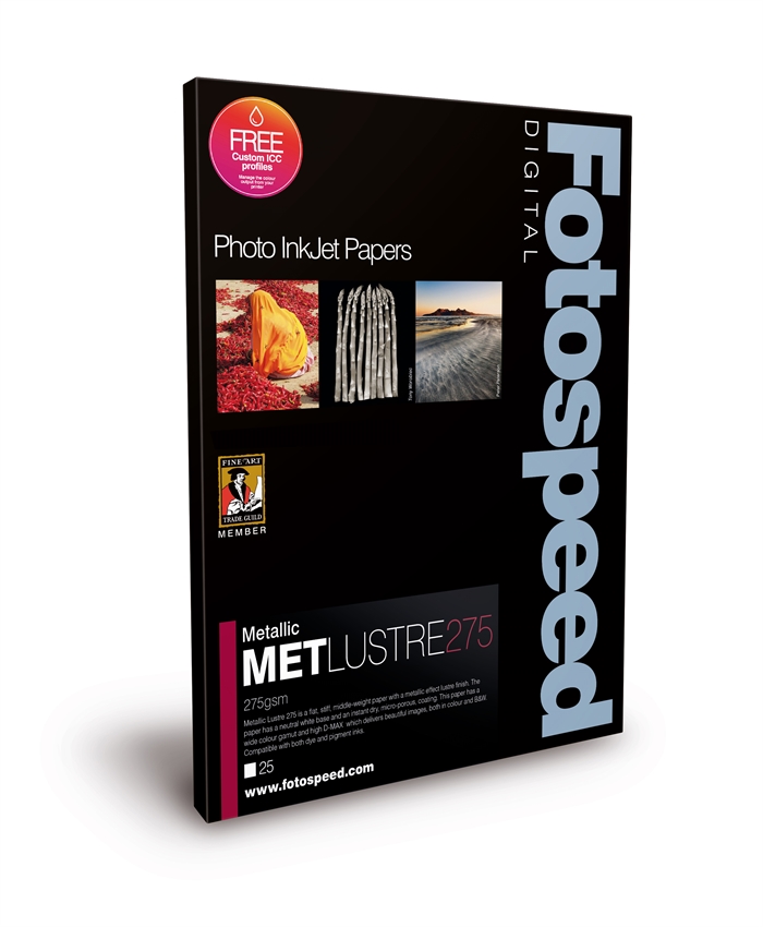 Fotospeed Metallic Lustre 275 g/m² - A2, 25 arca