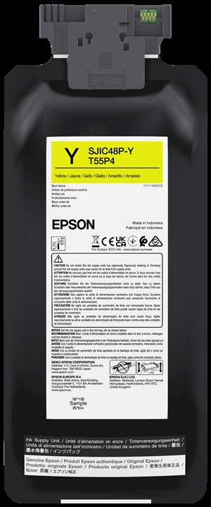 Epson cartucho de tinta amarillo para Epson ColorWorks C8000