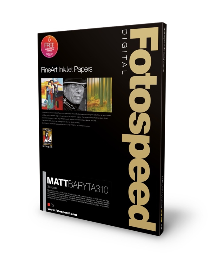 Fotospeed Matt Baryta 310 g/m² - A2, 25 hojas 